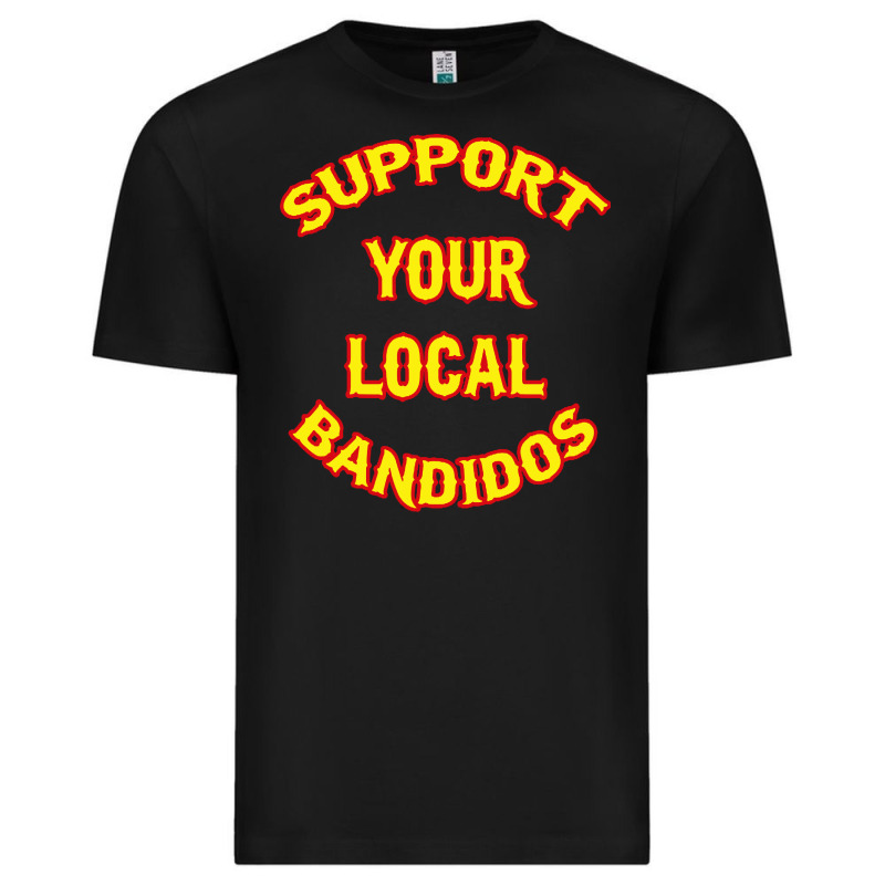 Bandidos Support Your Local Texas T-shirt By Kamprett Apparel