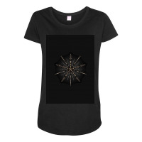 Golden Mandala Maternity Scoop Neck T-shirt | Artistshot