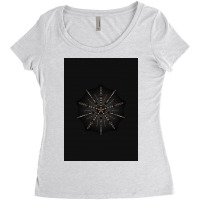 Golden Mandala Women's Triblend Scoop T-shirt | Artistshot