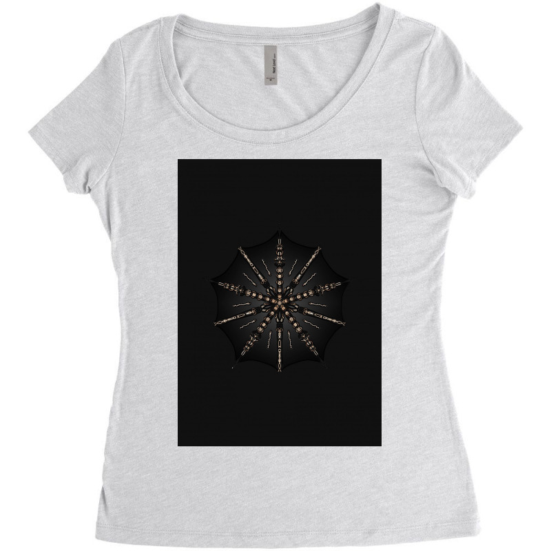 Golden Mandala Women's Triblend Scoop T-shirt by CreateForYou | Artistshot