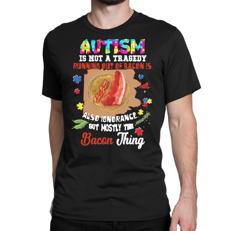 Autism Day 2021 Gift T  Shirt Autism Is Not Tragedy Running Out Of Bac Classic T-shirt by abelwisoky990 | Artistshot