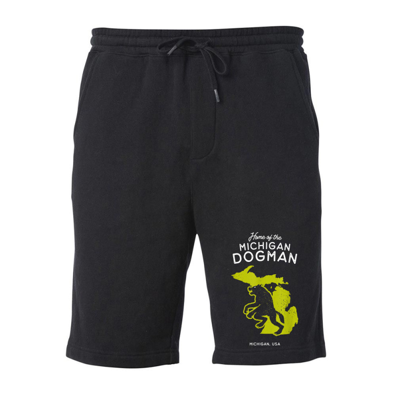 Home Of The Michigan Dogman   Mi, Usa T Shirt Fleece Short | Artistshot