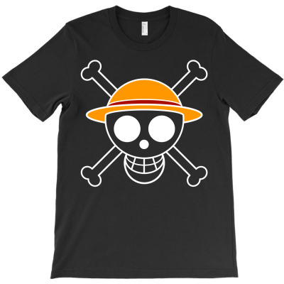 Luffy Pirate Flag T-shirt Designed By Michael