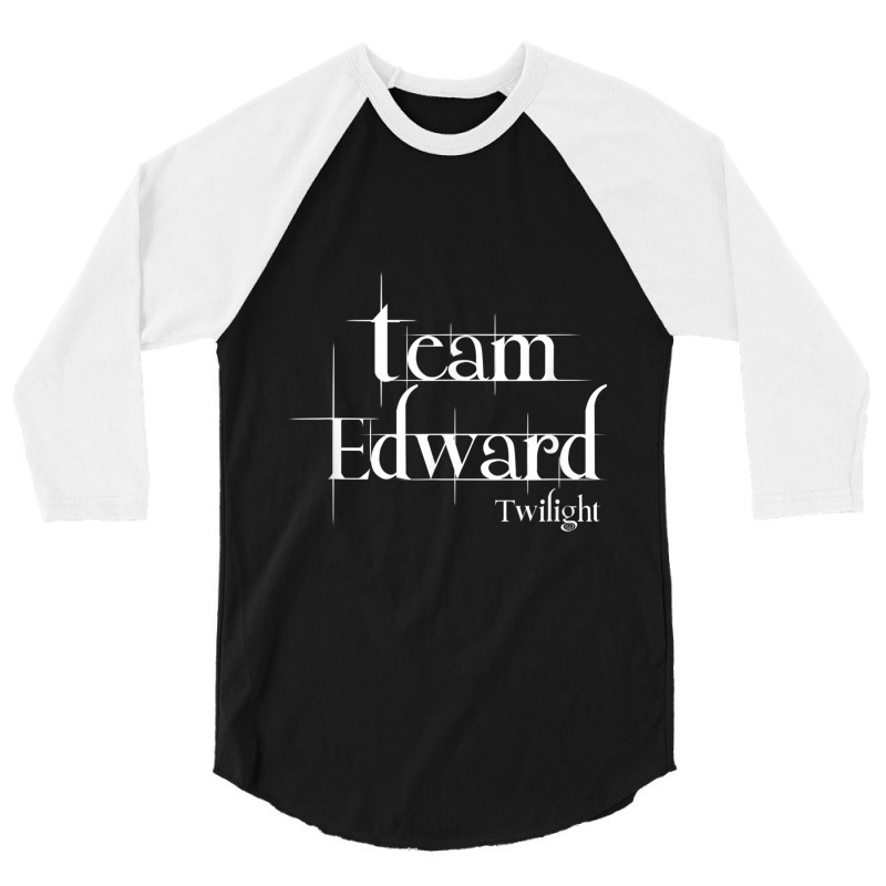 Custom Team Edward Twilight Shirt, Twilight Saga 3/4 Sleeve Shirt