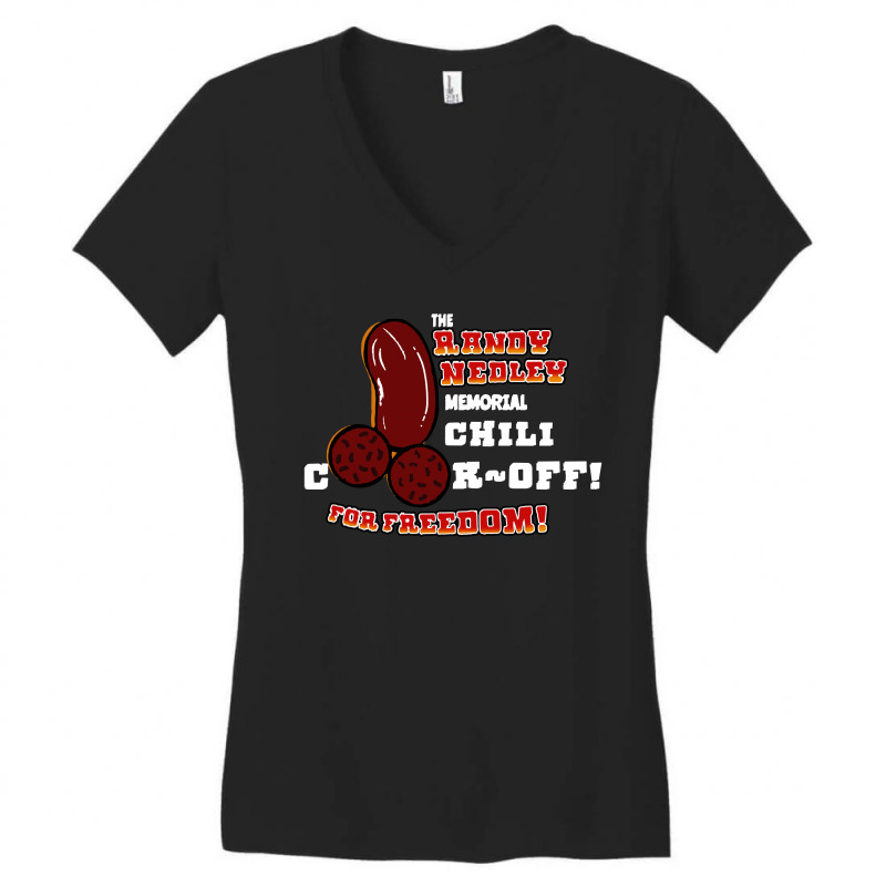 The Randy Nedley Chili Cook Off Women's V-Neck T-Shirt by Kamprett Apparel | Artistshot