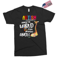 Autism Autistic Giraffe Autism Seeing The World From Different Angle 6 Exclusive T-shirt | Artistshot