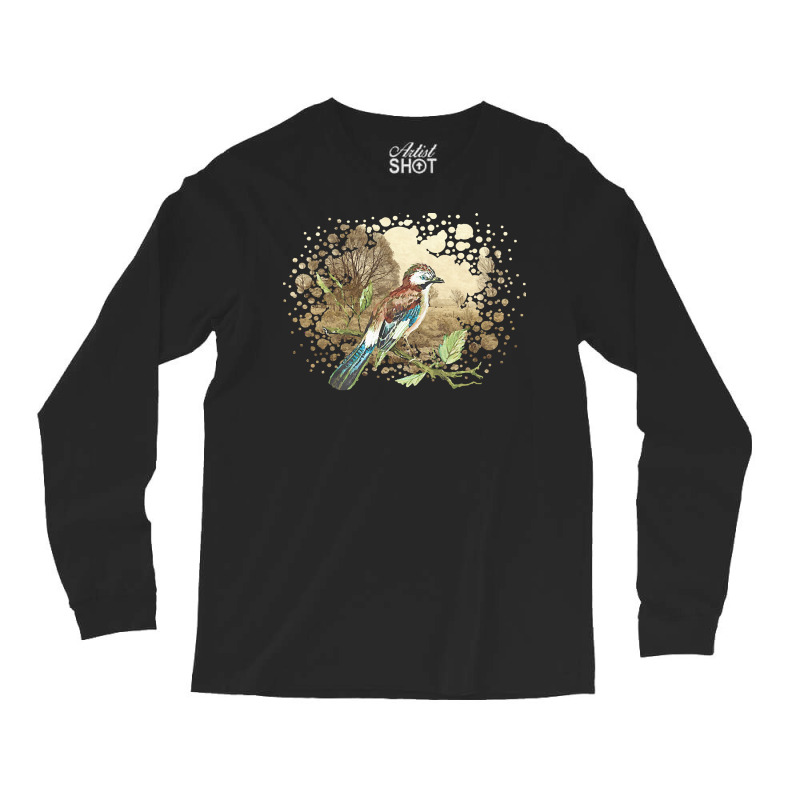 Birds Illustration T  Shirtbird T  Shirt (67) Long Sleeve Shirts by halvorsonlibby58 | Artistshot