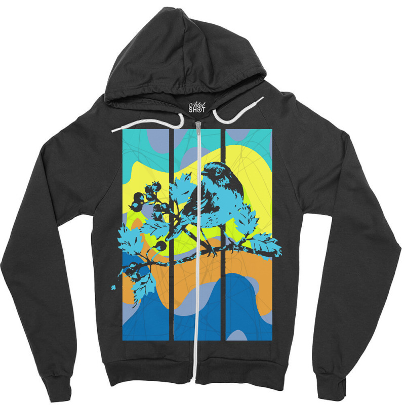 Birds Illustration T  Shirtbird T  Shirt (70) Zipper Hoodie by halvorsonlibby58 | Artistshot