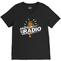 Vintage Amateur Radio Retro Ham Radio Operator T Shirt V-neck Tee | Artistshot