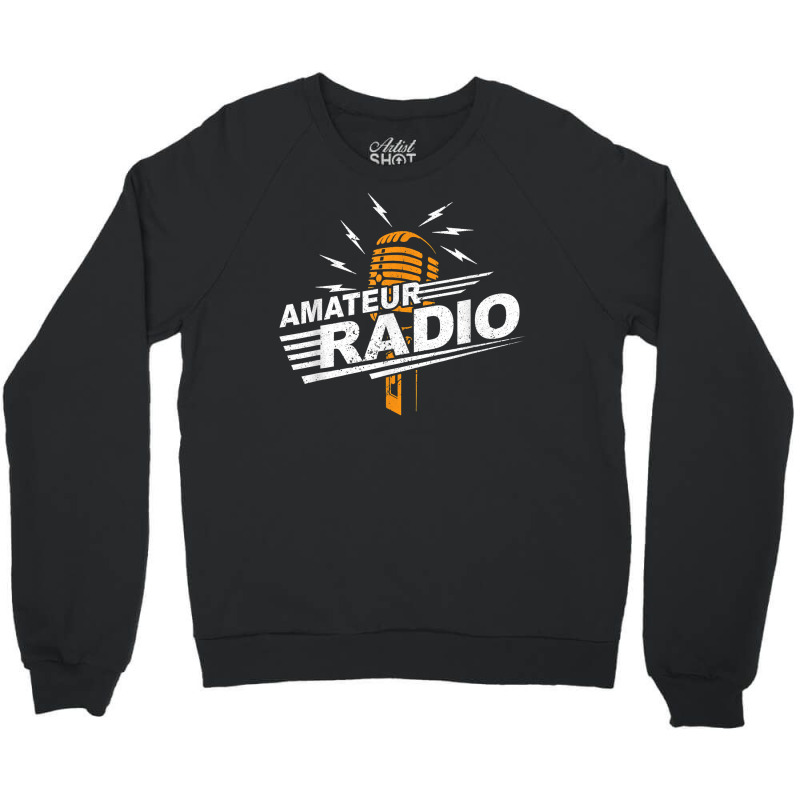 Vintage Amateur Radio Retro Ham Radio Operator T Shirt Crewneck Sweatshirt by lorebrend | Artistshot