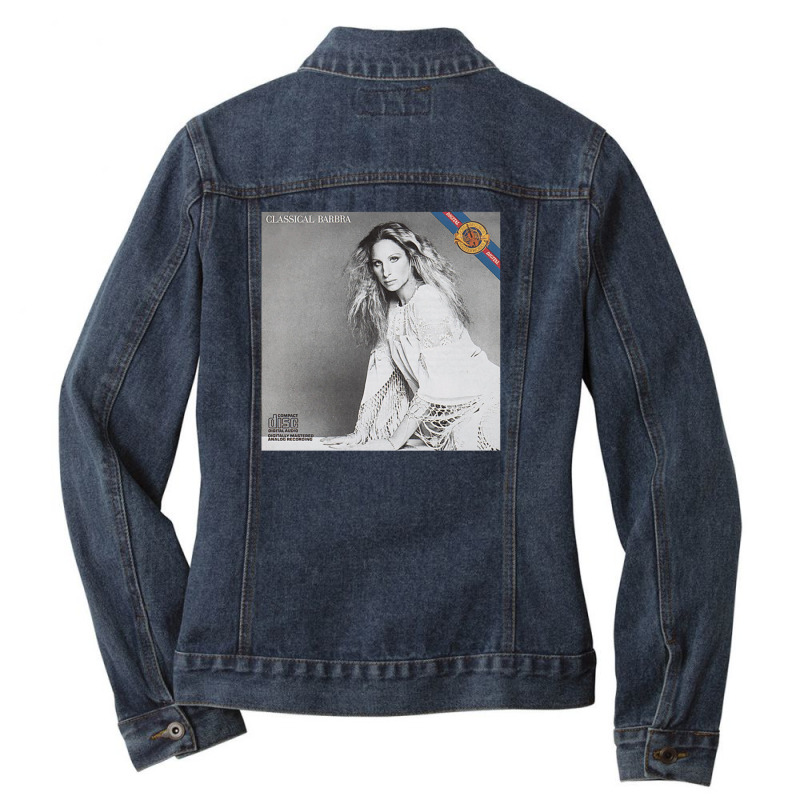 Classical Barbra   Barbra Streisand Ladies Denim Jacket by zomaidet | Artistshot