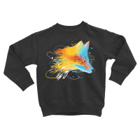 Foxes T  Shirtspace Fox T  Shirt Toddler Sweatshirt | Artistshot