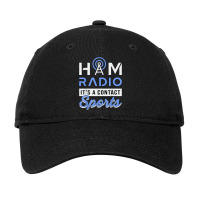 Ham Radio It's A Contact Sports Amateur Operator Ham Radio T Shirt Adjustable Cap | Artistshot