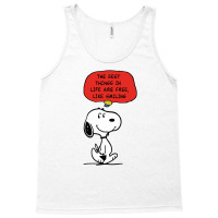 Peanuts Best Things In Life Are Free Tank Top | Artistshot