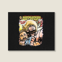 Khabib Lets Talk Now Landscape Canvas Print | Artistshot