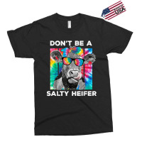 Funny Don't Be A Salty Heifer Tie Dye Cow Farmer Women T Shirt Exclusive T-shirt | Artistshot