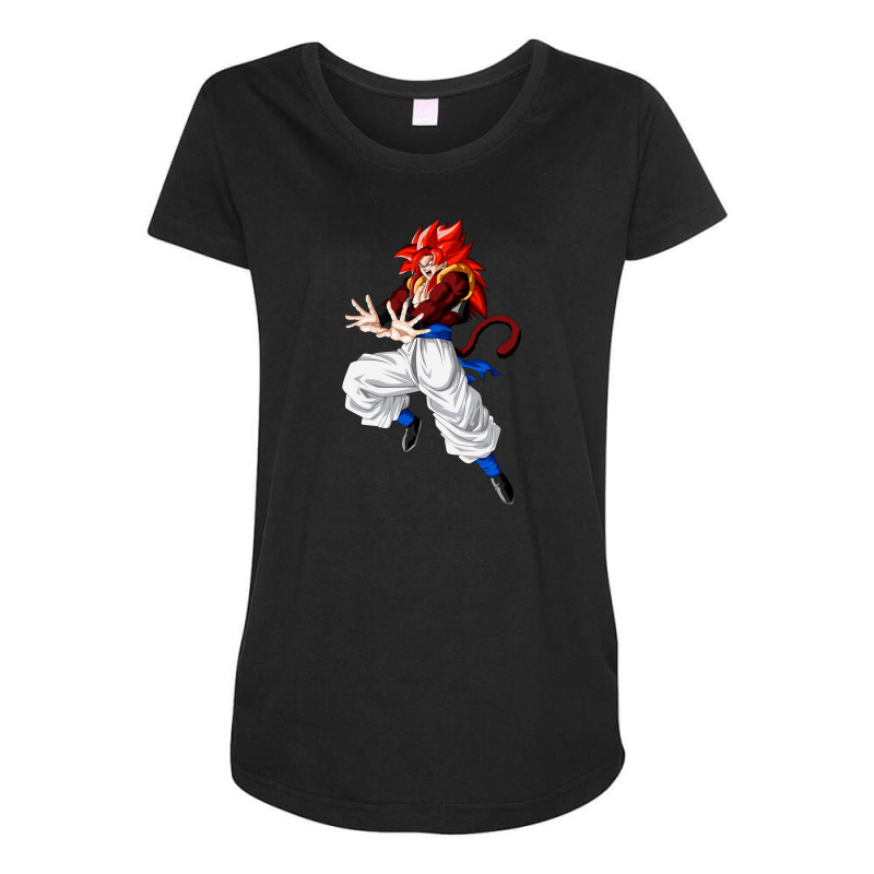 Super Saiyan 4 Son Goku Maternity Scoop Neck T-shirt by bayuniaga | Artistshot