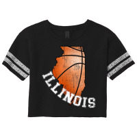 Illinois Is The Fight Illini State. Illinois Il Basketball Scorecard Crop Tee | Artistshot