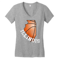 Illinois Is The Fight Illini State. Illinois Il Basketball Women's V-neck T-shirt | Artistshot