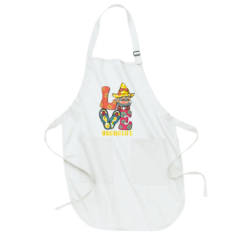 Love Nana Life Flip Flops Hippie Pineapple Summer Hawaii T Shirt Full-length Apron | Artistshot