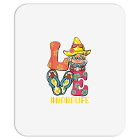 Love Nana Life Flip Flops Hippie Pineapple Summer Hawaii T Shirt Mousepad | Artistshot