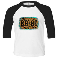 Leopard Pattern Babe Tried Toddler 3/4 Sleeve Tee | Artistshot