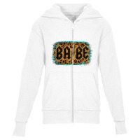 Leopard Pattern Babe Tried Youth Zipper Hoodie | Artistshot