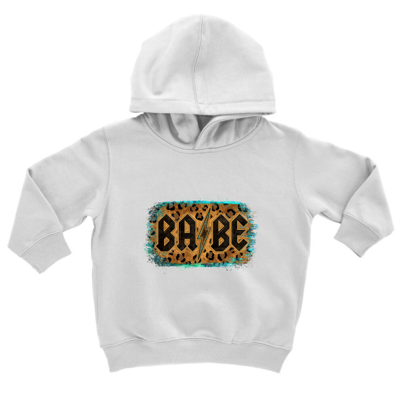 Leopard Pattern Babe Tried Toddler Hoodie by Bettercallsaul | Artistshot