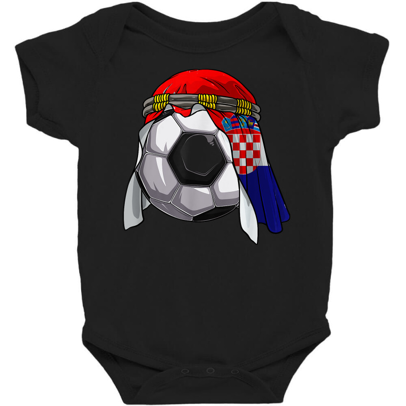 Croatia Soccer Football Team 2022 Arab Keffiyeh Croatia Flag T Shirt Baby Bodysuit by tamarogbbrazee4 | Artistshot