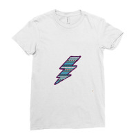 Purple Border Aztec Pattern Lightning Ladies Fitted T-shirt | Artistshot