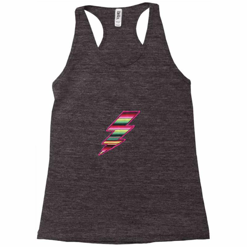 Pink Serape Lightning Racerback Tank by Bettercallsaul | Artistshot