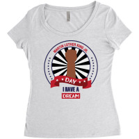 Martin Luther King Jr Women's Triblend Scoop T-shirt | Artistshot