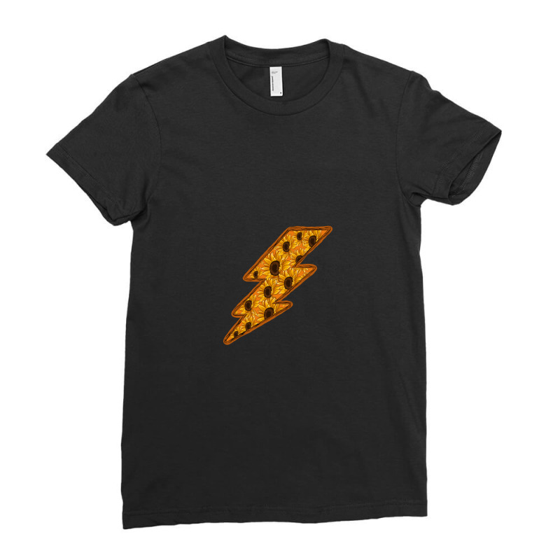 Sunflower Lightning Ladies Fitted T-Shirt by Bettercallsaul | Artistshot