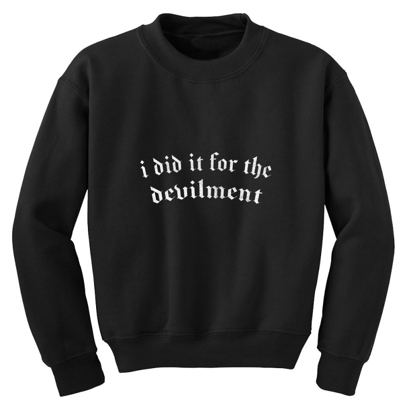 I Did It For The Devilment Gef The Talking Mongoose Youth Sweatshirt by gusjigangkudus | Artistshot