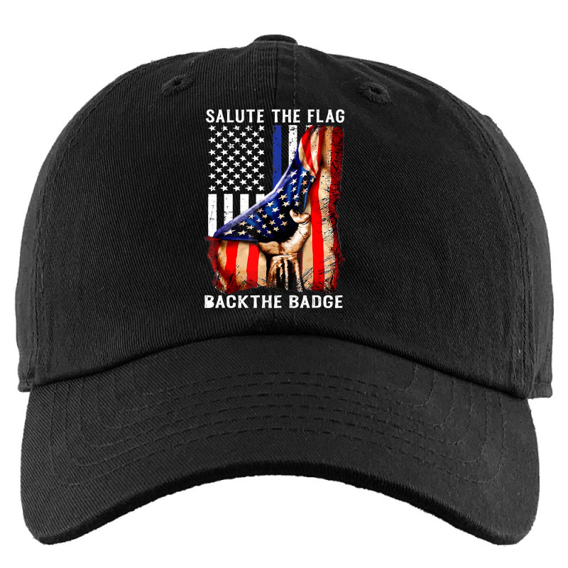 Salute The Flag Back The Badge Kids Cap by cagurdenny | Artistshot