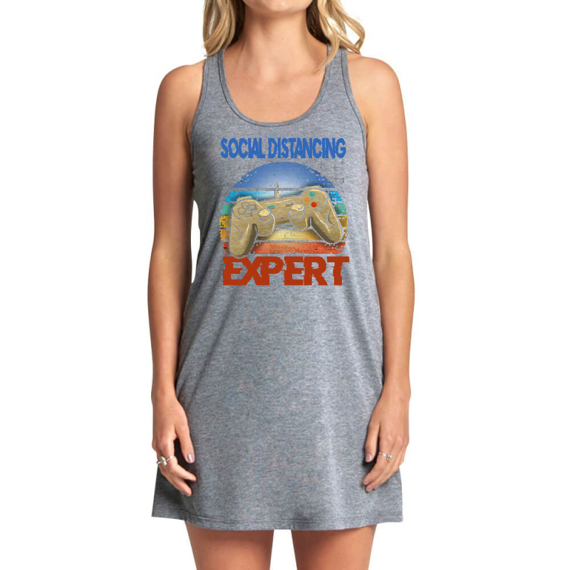 Social Distancing Expert Gaming Tank Dress by cagurdenny | Artistshot