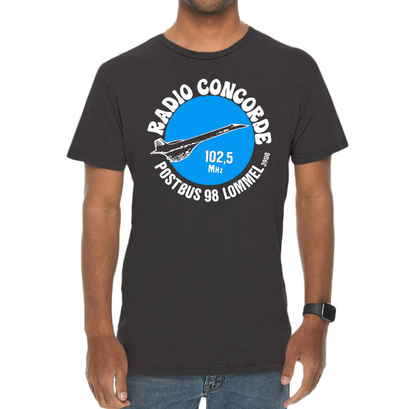 Radio Concorde Vintage T-Shirt by Camaro | Artistshot