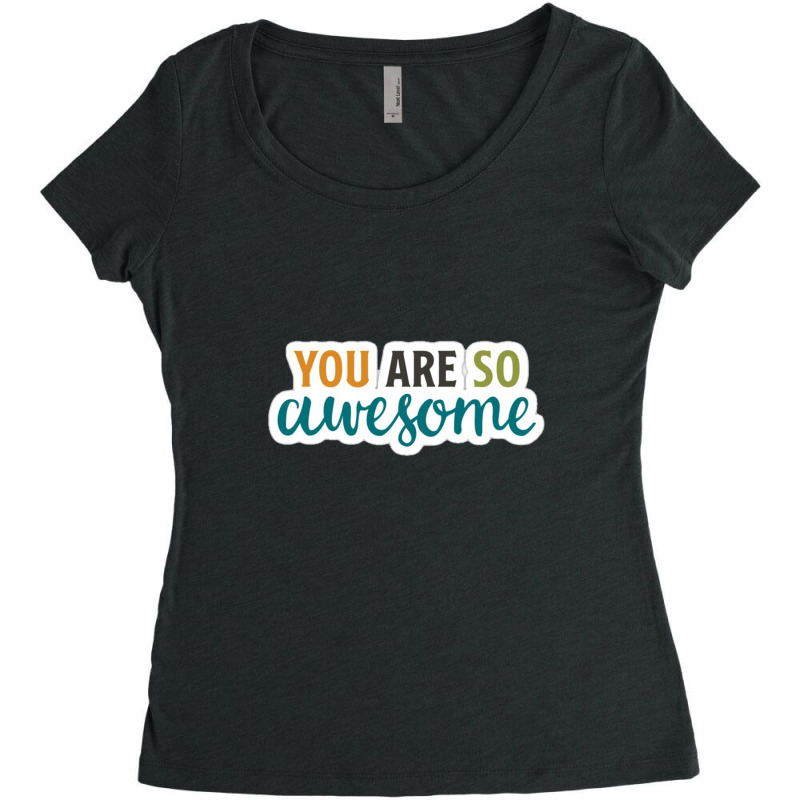 Actually The Best Gift You Could Have Given Her Was A Lifetime Of Adve Women's Triblend Scoop T-shirt by wahidd22 | Artistshot