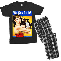 Wonder Riveter Men's T-shirt Pajama Set | Artistshot