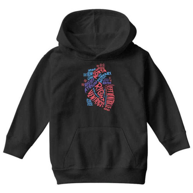 Cardiac Nurse Shirt Anatomical Heart Cardiology Medical Gift T Shirt Youth Hoodie by longduong89 | Artistshot