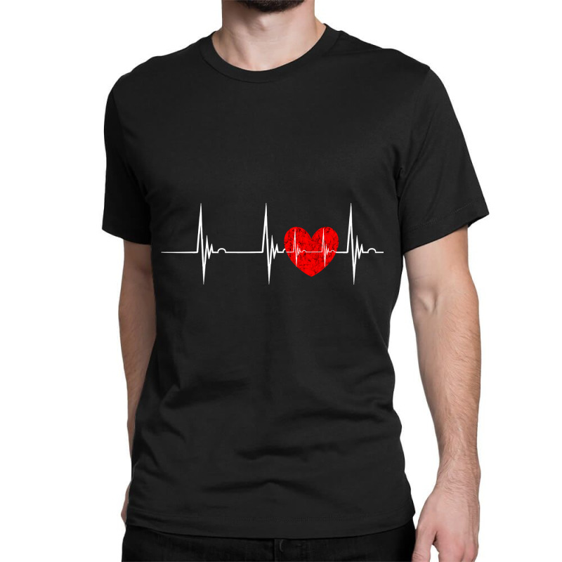 Cardiologist Heart Ekg Heartbeat Pulseline Cardiology T Shirt Classic T-shirt by longduong89 | Artistshot