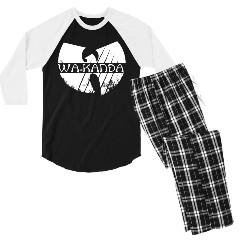 W U K A N D A Men's 3/4 Sleeve Pajama Set | Artistshot