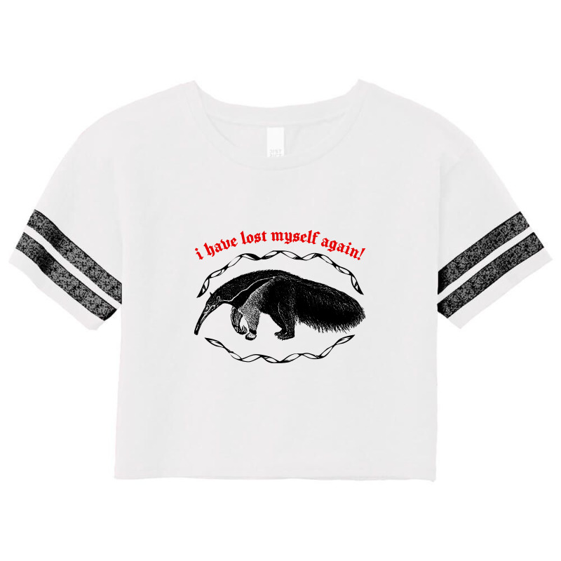 I Have Lost Myself Again ∆ Nihilist Anteater Design Scorecard Crop Tee by gusjigangkudus | Artistshot