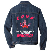 Crna Magical Certified Nurse Anesthetist Tank Top Men Denim Jacket | Artistshot