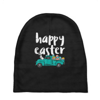 Happy Easter Pickup Truck Bunny Eggs Vintage Men Women Kids T Shirt Baby Beanies | Artistshot