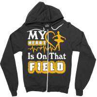 Ballet My Heart Is On That Field Lovers 16 Dance Zipper Hoodie | Artistshot