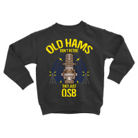 Ham Radio Operator Retirement Gift Retired Funny Qsb Amateur Sweatshir Toddler Sweatshirt | Artistshot