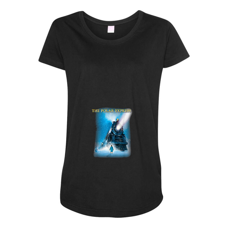 The Polar Express Big Train Maternity Scoop Neck T-shirt by muloisongunu | Artistshot