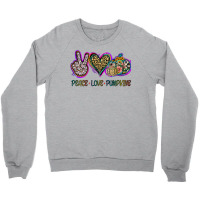 Peace Love Pumkins Crewneck Sweatshirt | Artistshot