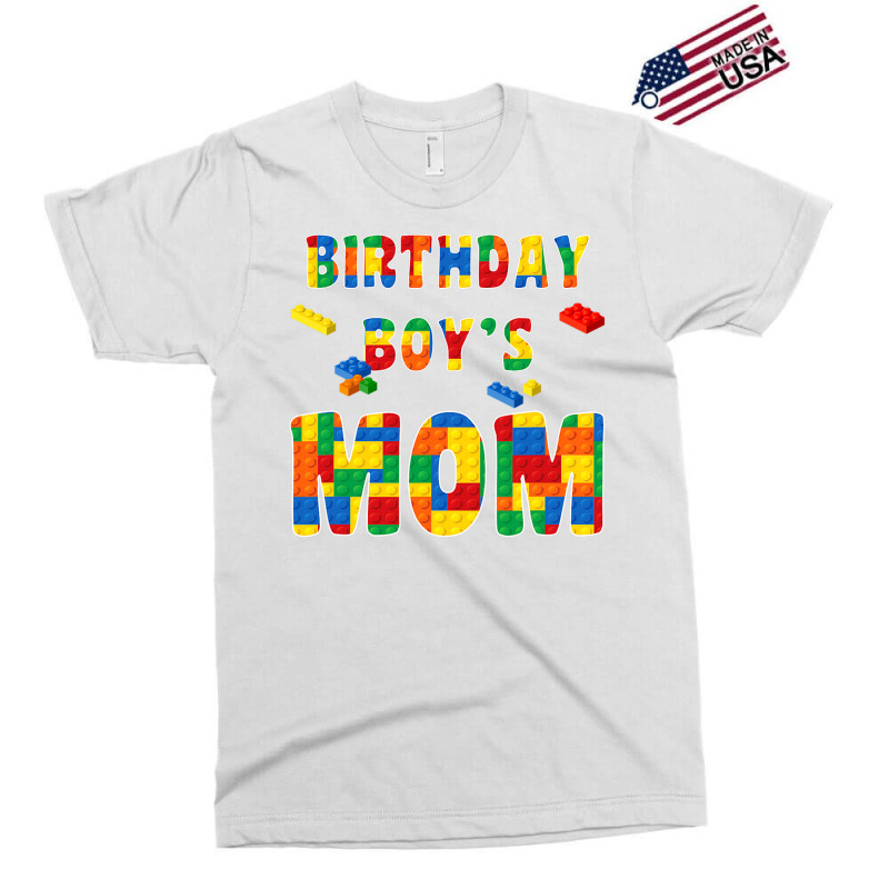 Building Block Mom Of Birthday Boy T Shirt Exclusive T-shirt | Artistshot